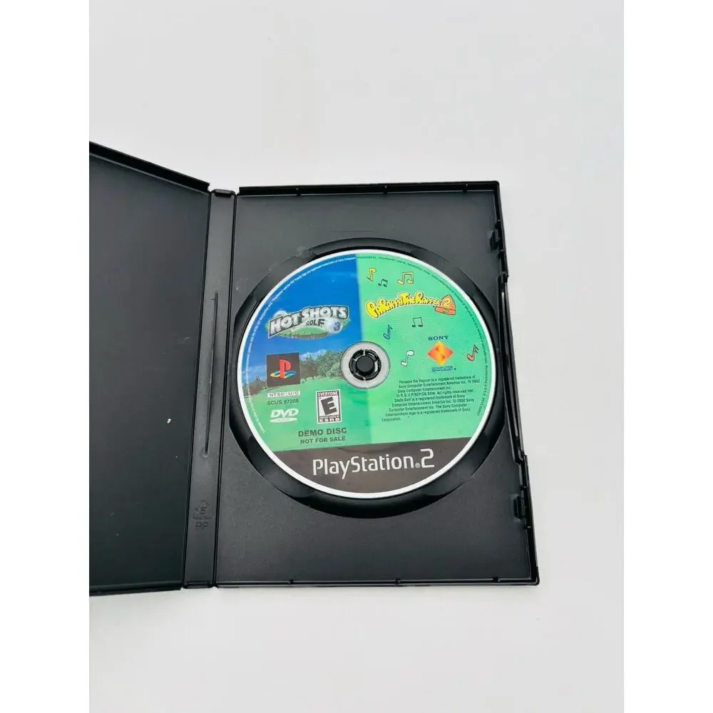 Sony PlayStation 2 PS2 Disc Only Hot Shots Golf 3 + PaRappa the Rapper 2 Demo VG